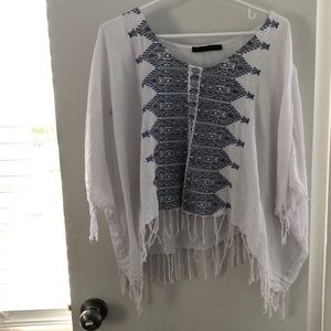 Signature8 poncho blouse